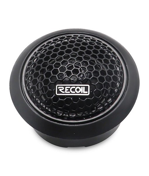 Edge Ret1 Echo Series 1-Inch Car Audio Component Neodymium Silk Dome Tweeters with Triple-Level Tweeter Crossover, Pair