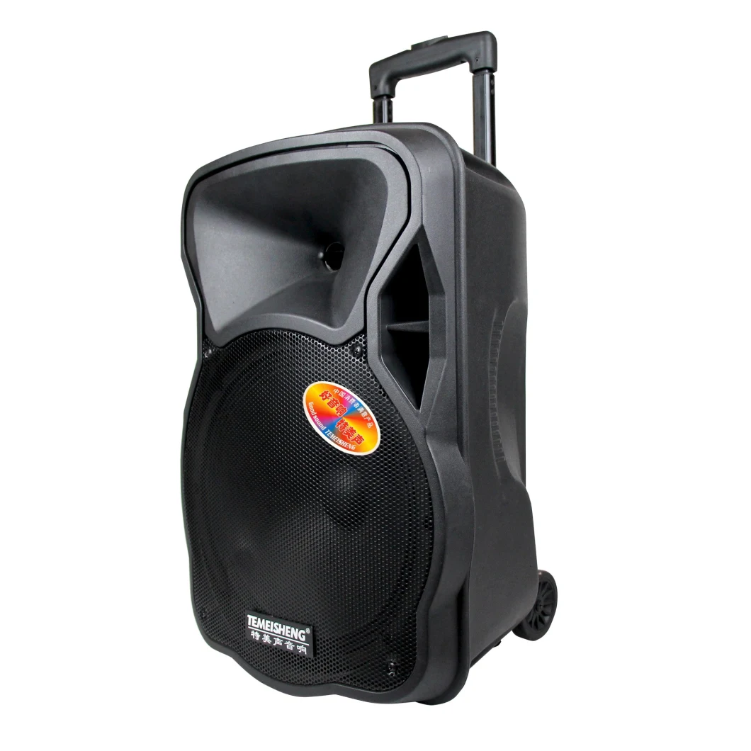 Professional Wheels Portable Party Speaker 12 Inch Big Portable Trolley Super Man Speaker