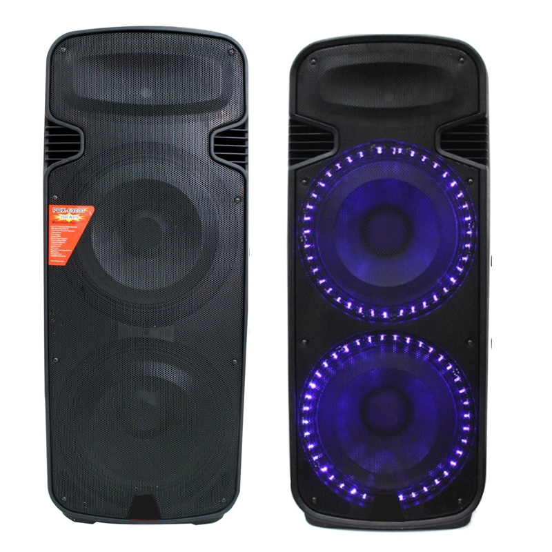 Audio Double 15inch Portable Bluetooth Speaker with FM/USB Spare Parts Accessories Assemble