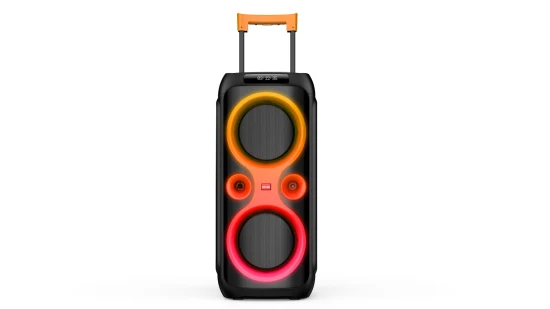 2022 alto-falante privado de alta potência pa áudio duplo 10 polegadas sem fio bluetooth dj discoteca karaokê woofer alto-falantes de festa com amplificador embutido caixa de son de 100 w